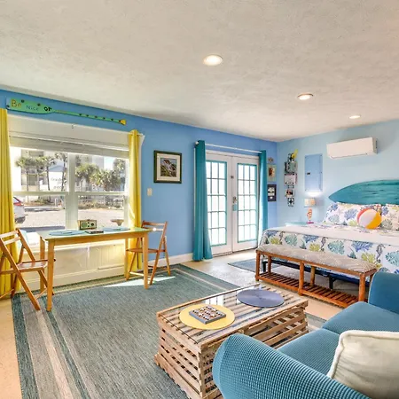 Pcb Studio With Private Patio Steps To Beach!